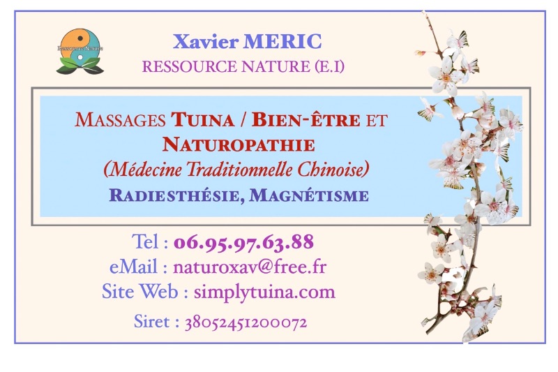 Carte de visite Ressource Nature / Simply Tuina